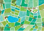 design unique vector map design isometric map flat hand drawn map illustration